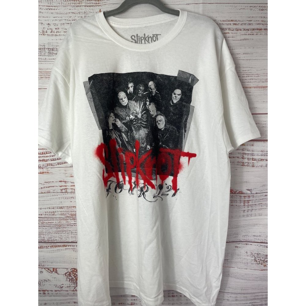 Slipknot Men's Officially Licensed Concert Tour 2021 Knotfest Tee T-Shirt XL